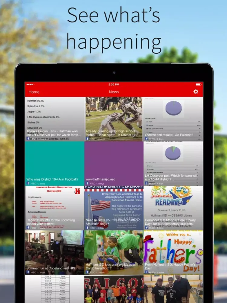 Huffman ISD iPad  سکرین شاٹس