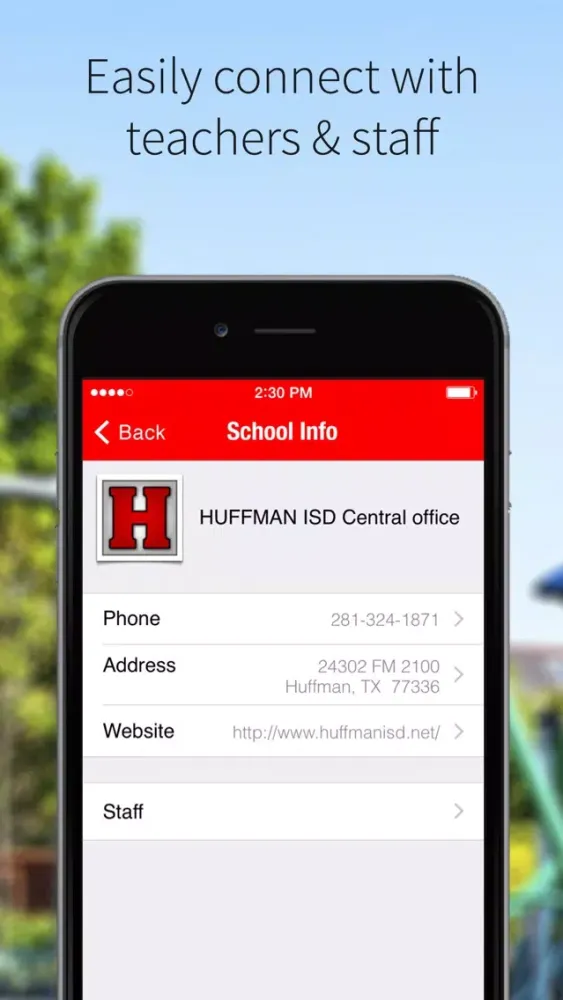 Huffman ISD سکرین شاٹس