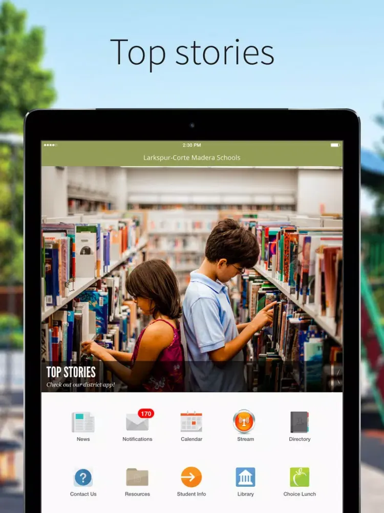 Larkspur-Corte Madera Schools iPad  سکرین شاٹس