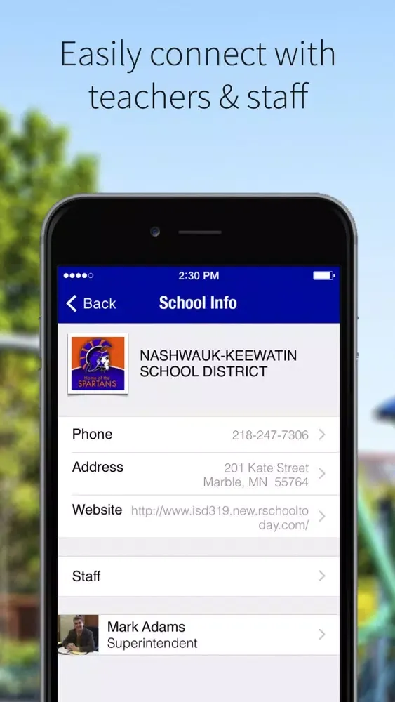 Capturas de pantalla de Nashwauk Keewatin School District