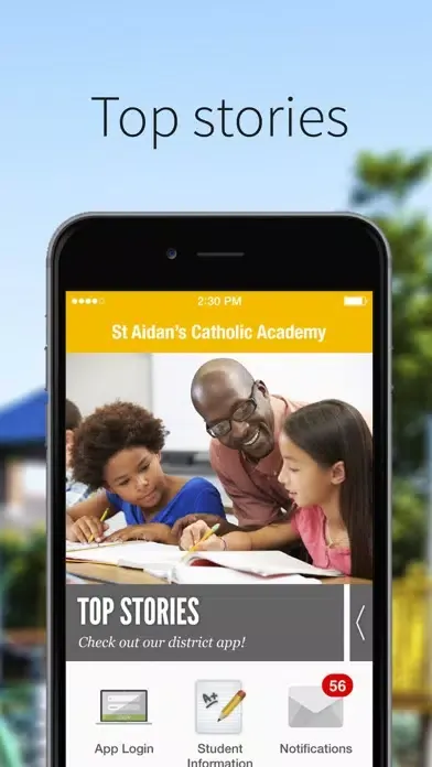 Tangkapan skrin St Aidan's Catholic Academy