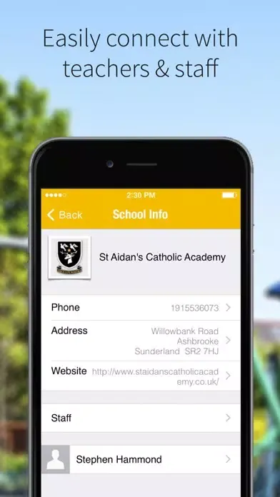 Tangkapan skrin St Aidan's Catholic Academy