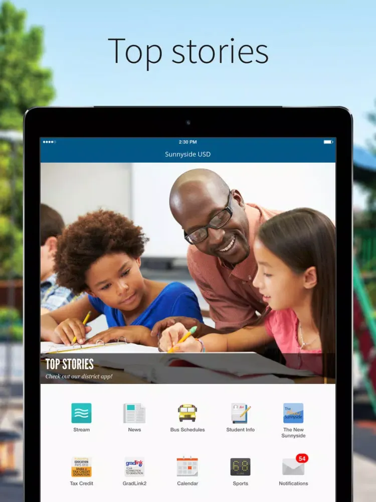 Sunnyside USD iPad  スクリーンショット