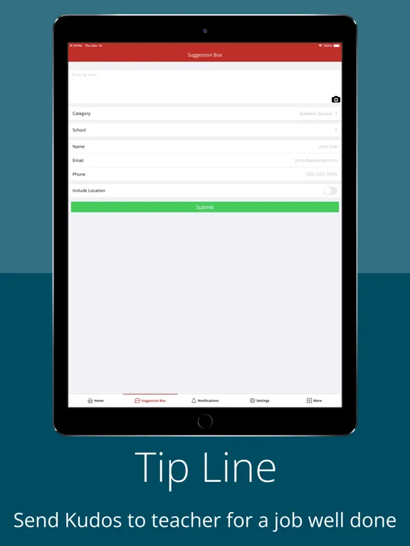 Ảnh chụp màn hình của West Plains iPad 