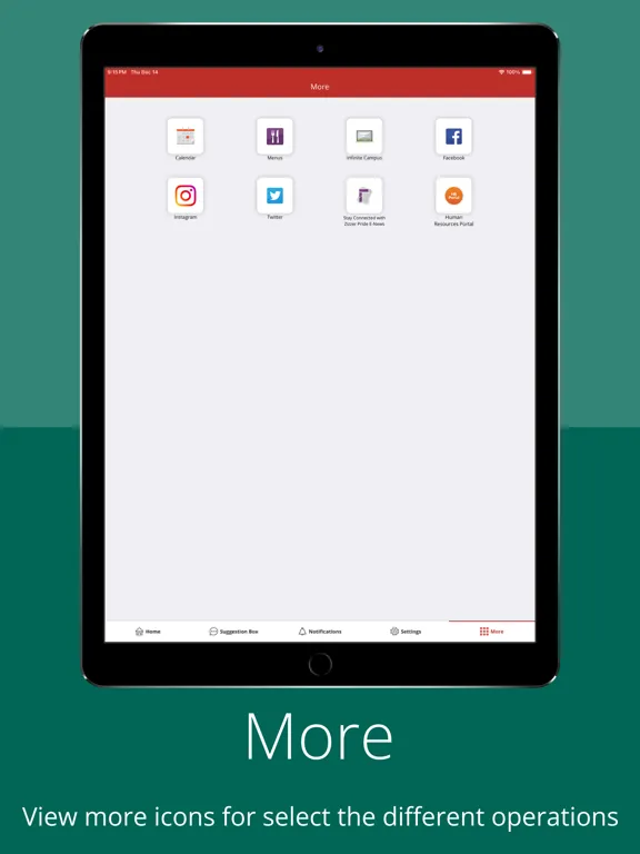 Ảnh chụp màn hình của West Plains iPad 