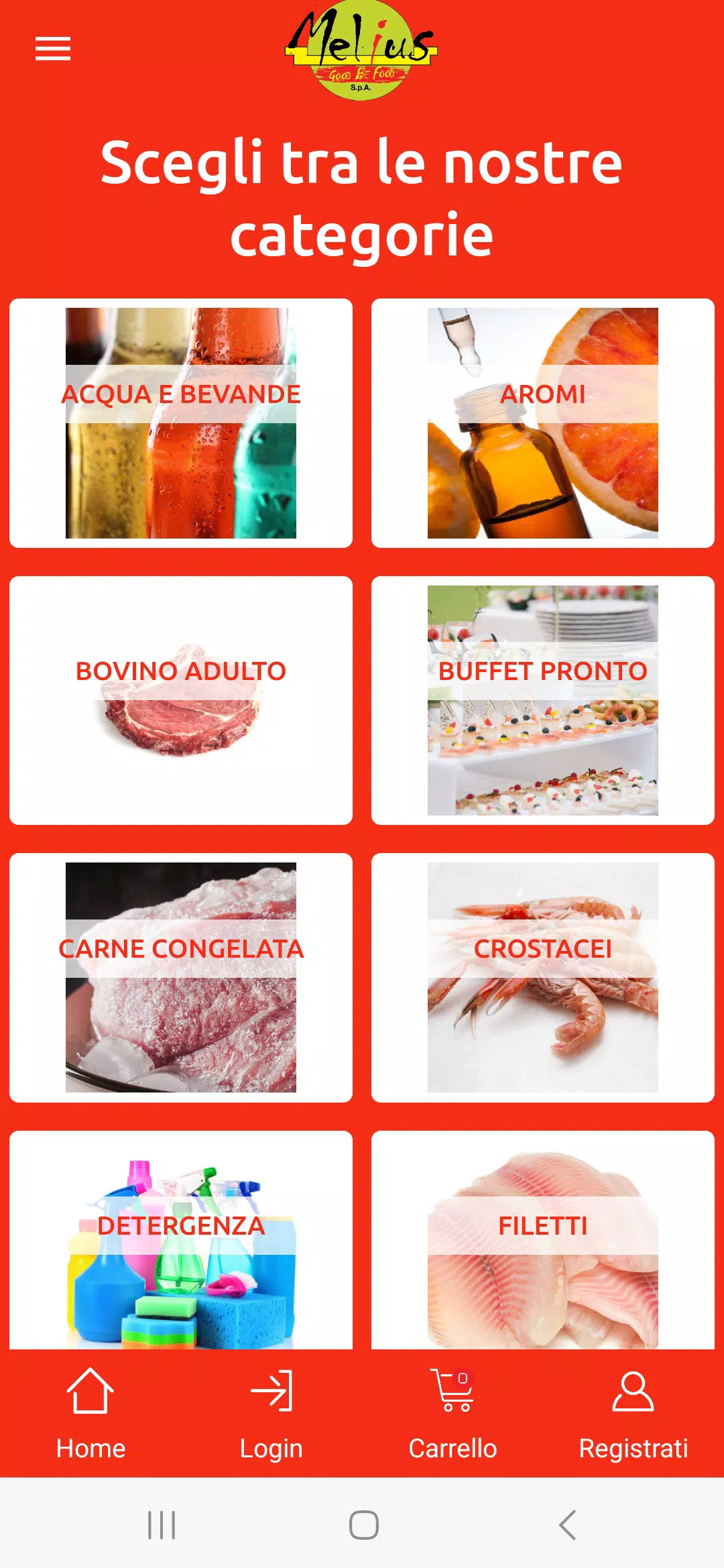 Melius Catering S.p.A. Screenshots