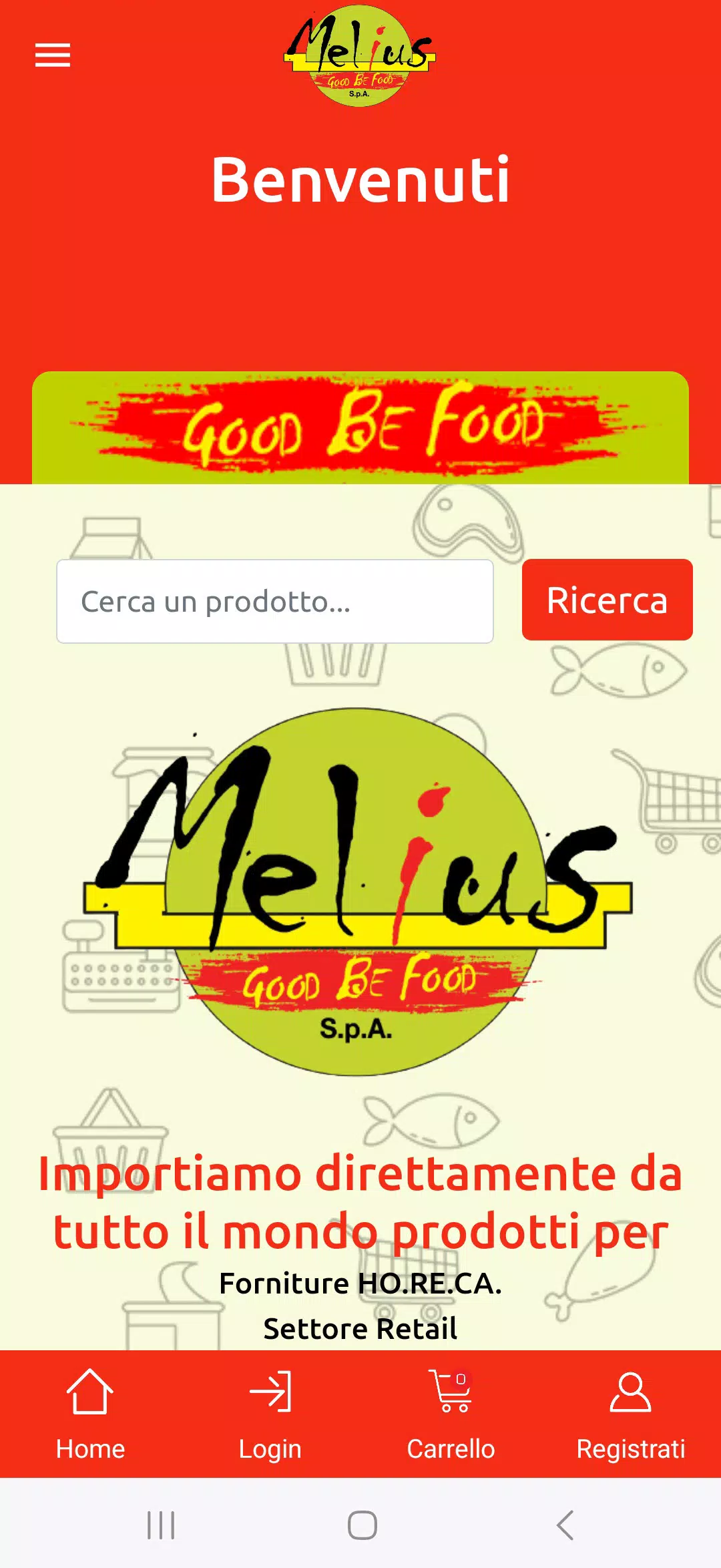 Melius Catering S.p.A. Screenshots
