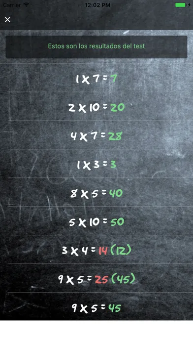 Capturas de pantalla de Tablas de multiplicar con audio