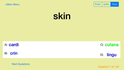 Tangkapan skrin Medical Terms - Flashcards