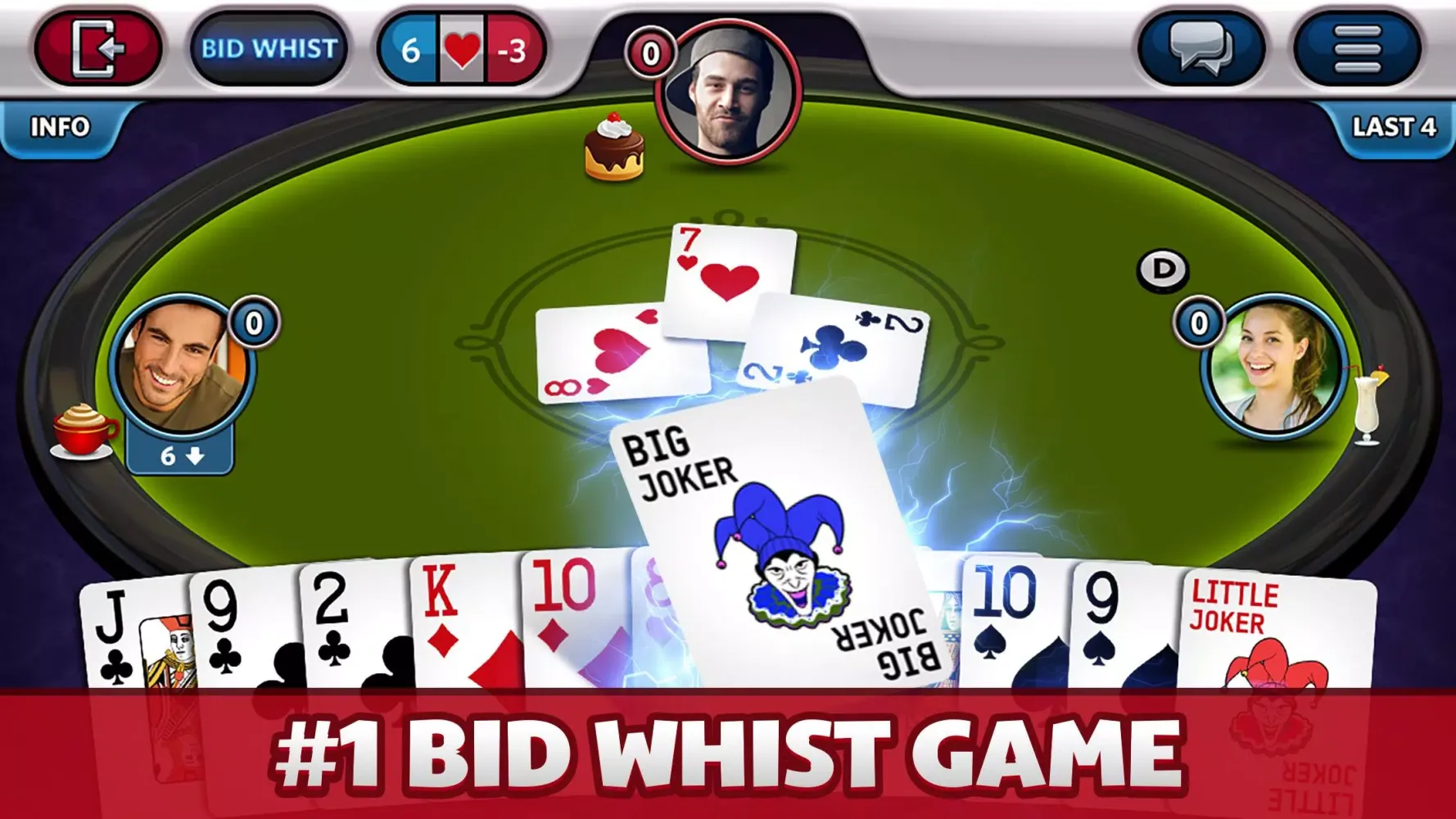 Bid Whist Plus应用截图