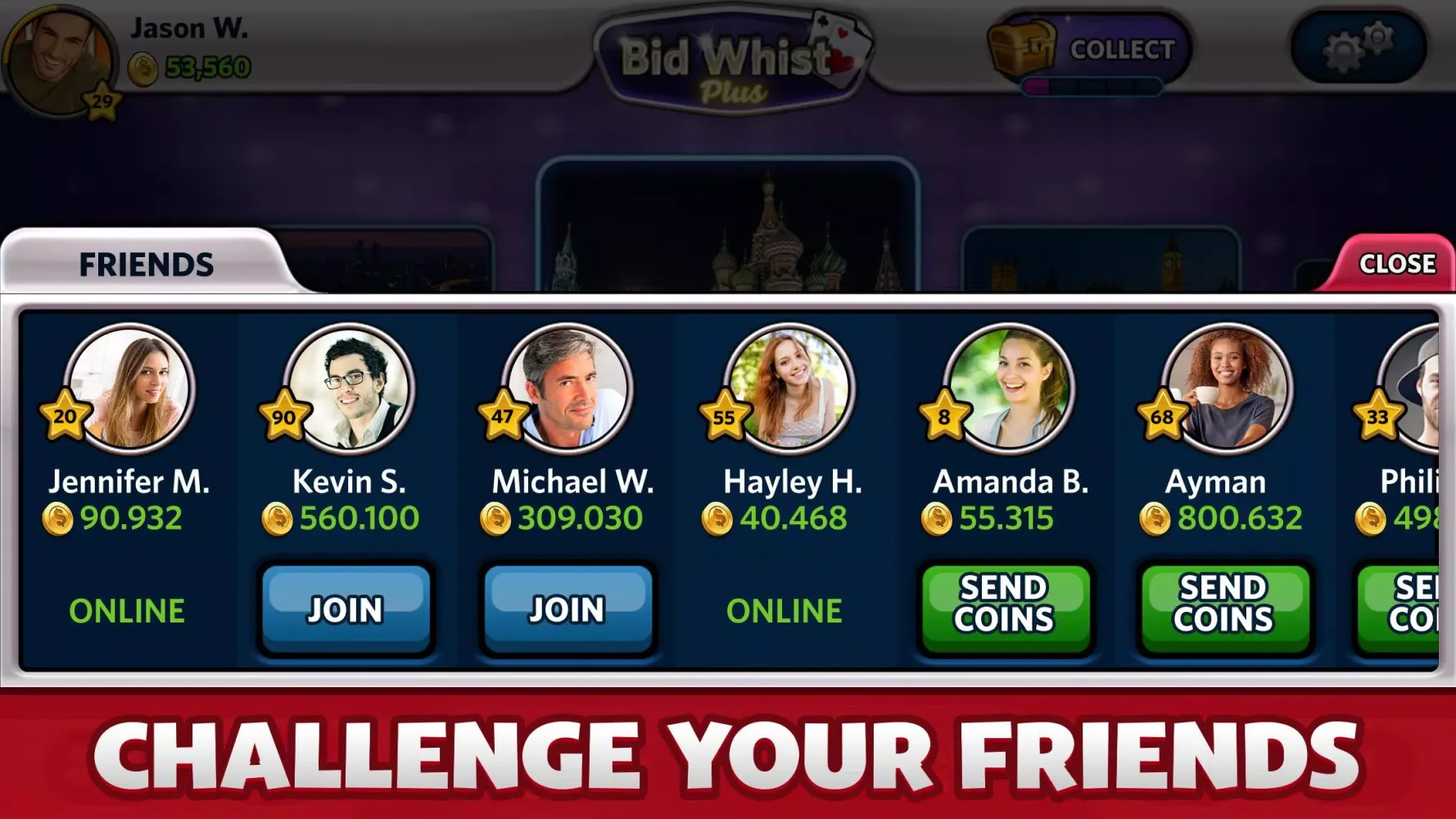 Bid Whist Plus应用截图