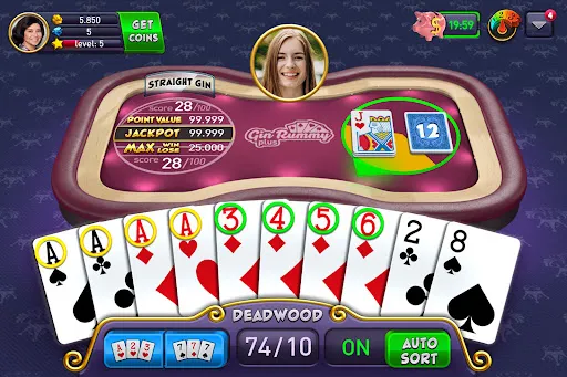 Gin Rummy Plus: Fun Card Game स्क्रीनशॉट