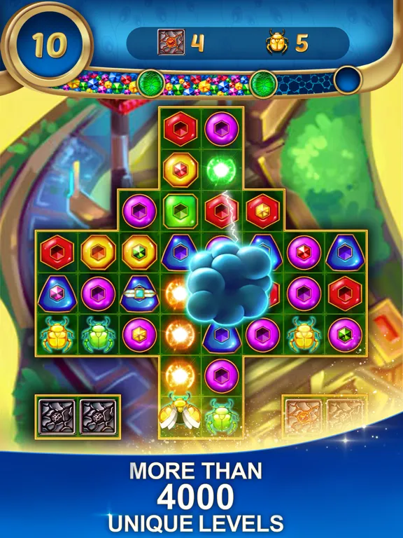 Lost Jewels - Match 3 Puzzle iPad  Ekran Görüntüleri