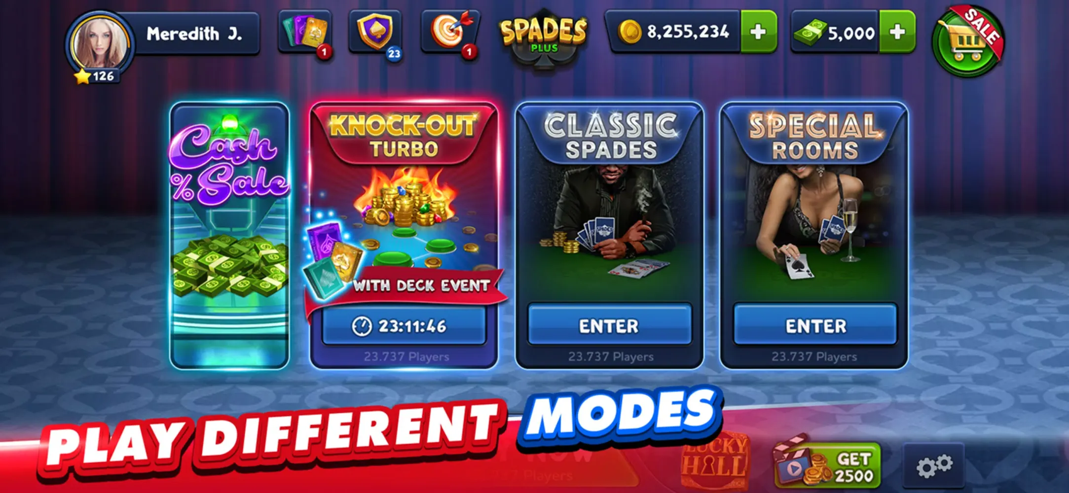 Spades Plus Screenshots