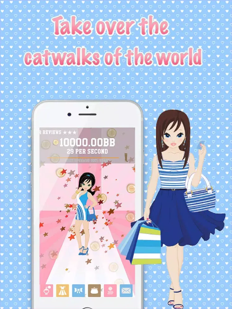 Fashion Clicker - the story about a fashion queen iPad  Ekran Görüntüleri