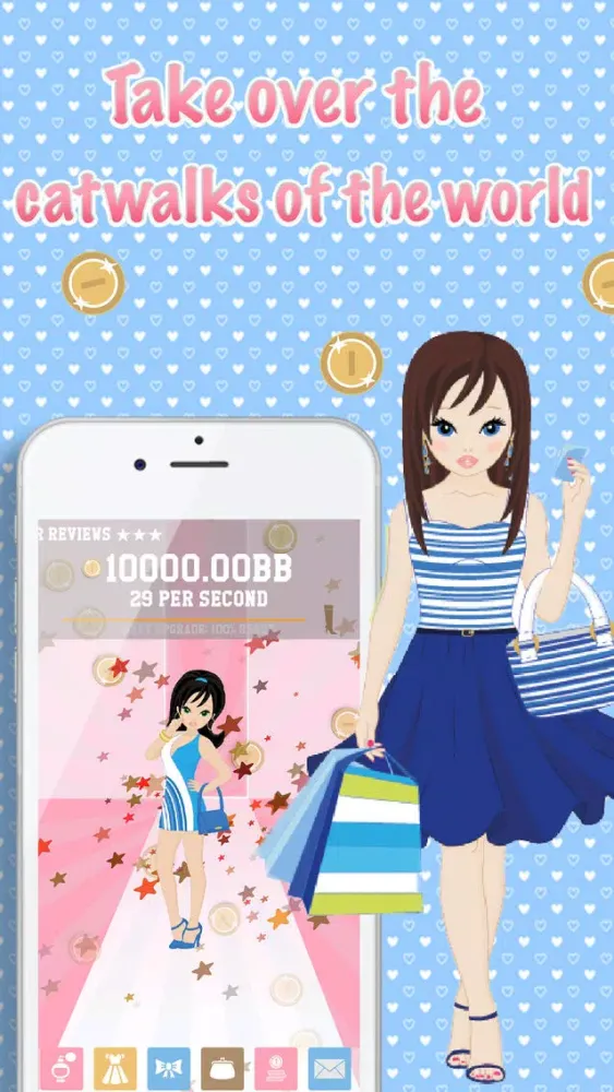 Fashion Clicker - the story about a fashion queen Ekran Görüntüleri