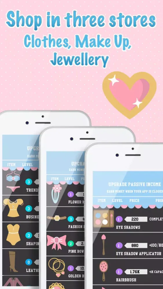 Fashion Clicker - the story about a fashion queen Ekran Görüntüleri