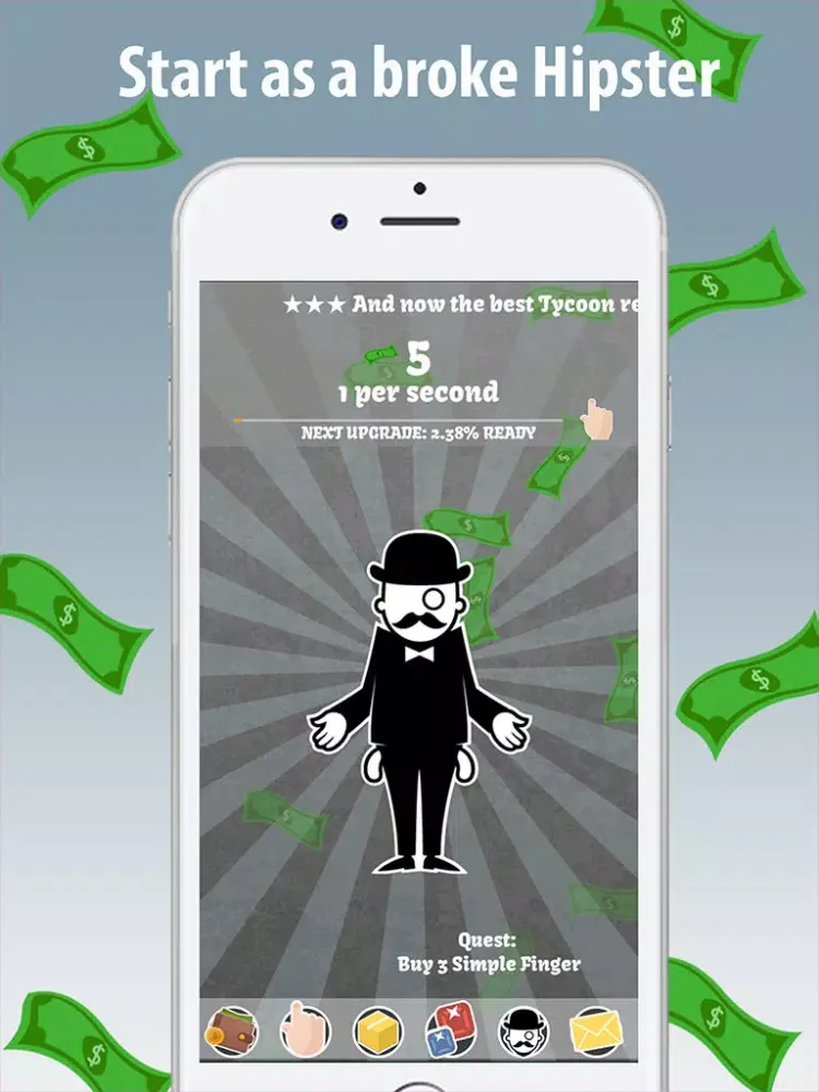 Скриншоты Rich Hipster Tycoon - Make It Rain edition! iPad 