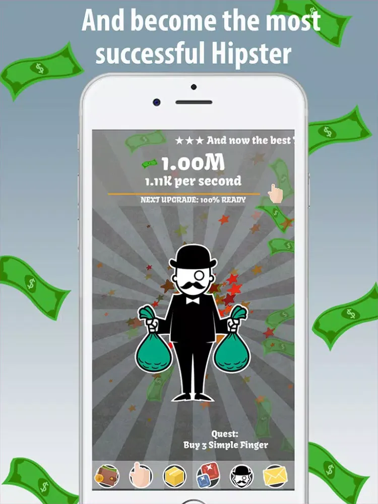 Скриншоты Rich Hipster Tycoon - Make It Rain edition! iPad 