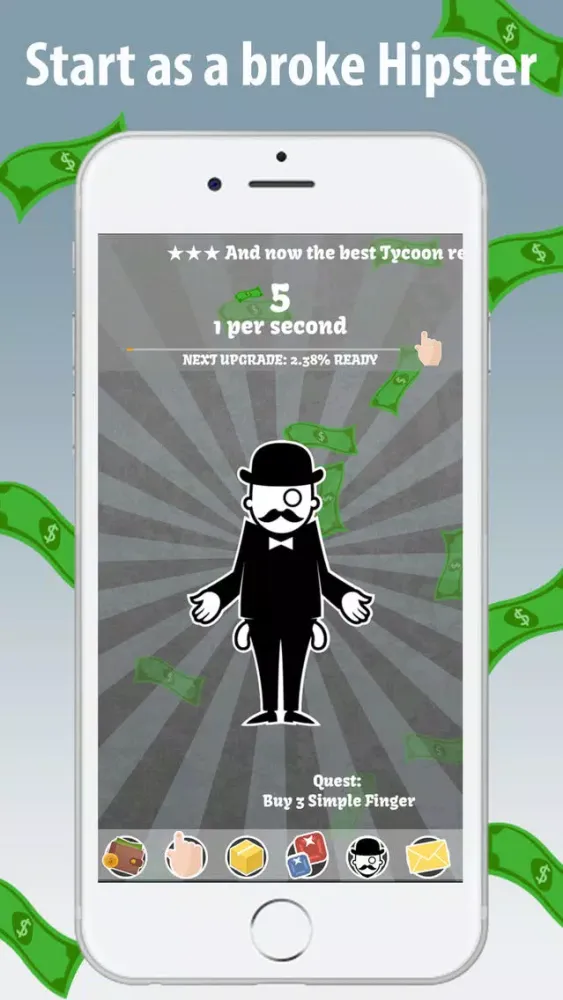 Скриншоты Rich Hipster Tycoon - Make It Rain edition!