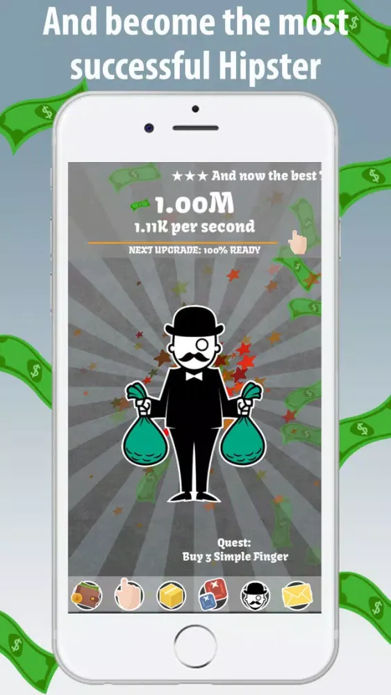 Скриншоты Rich Hipster Tycoon - Make It Rain edition!