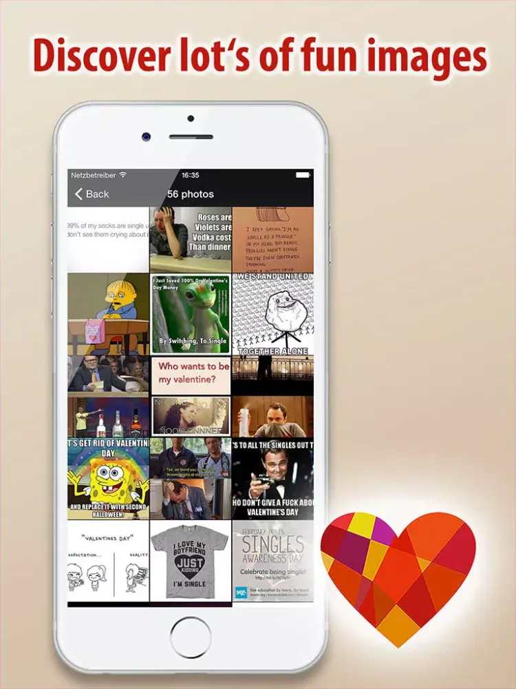 Ảnh chụp màn hình của Love Quotes” HD - Wallpaper, Gifs, Poems, Funny Quotes free iPad 