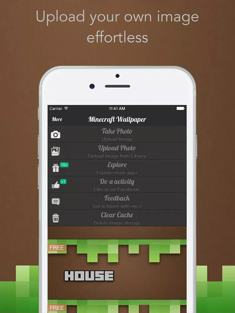 Wallpaper for Minecraft Free (unofficial) - Tips and Tricks, Skins and Community iPad  Screenshots