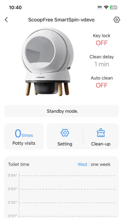 Capturas de pantalla de PetSafe® SmartSpin™ Litter Box