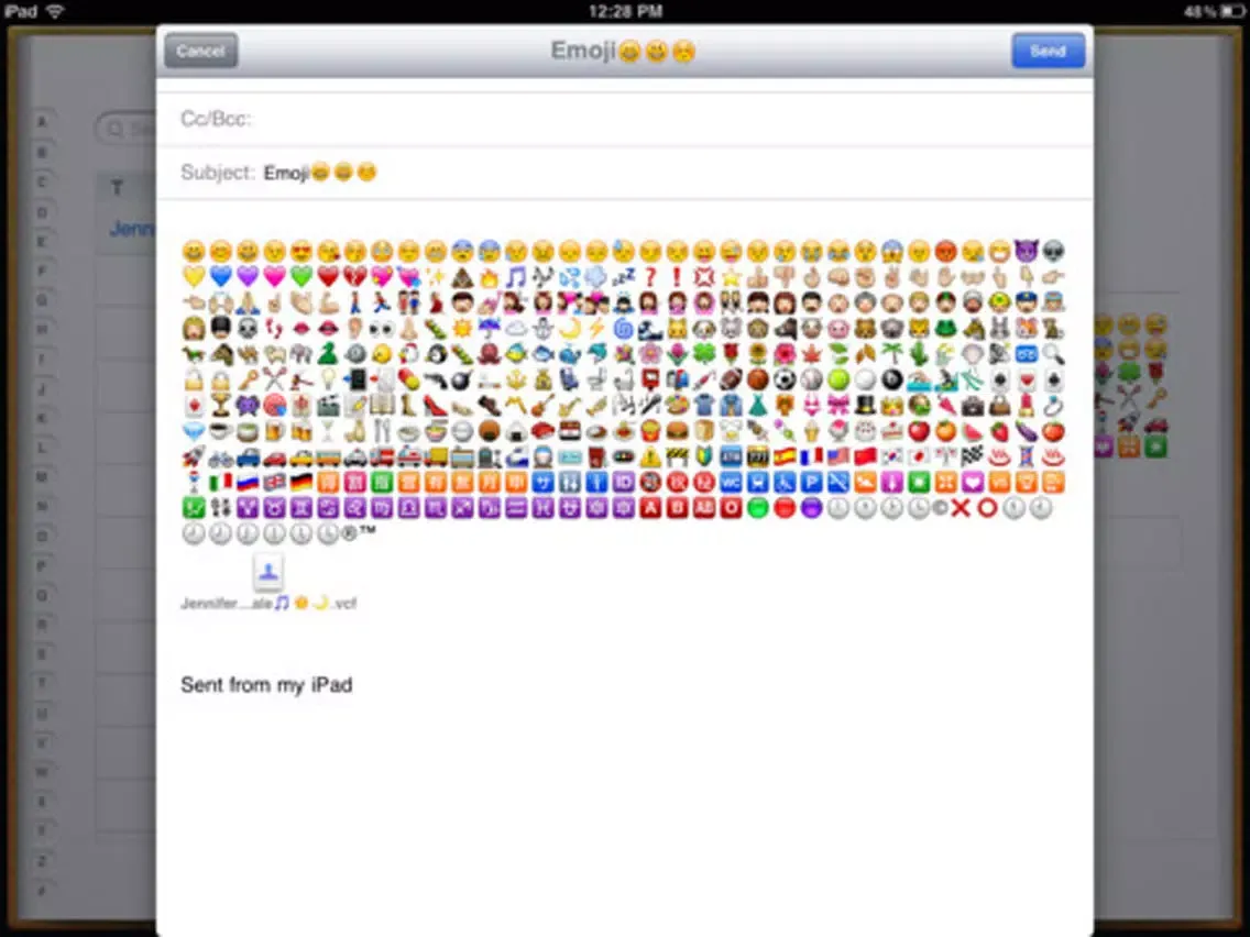 Emoji Emoticons Free + Photo Captions Collage - 300+ New Smiley Symbols & Icons for Messages & Emails iPad 应用截图
