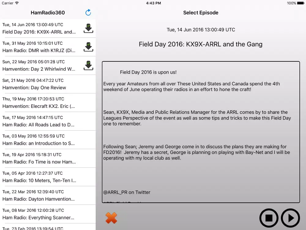 HamRadio360 iPad  Ekran Görüntüleri