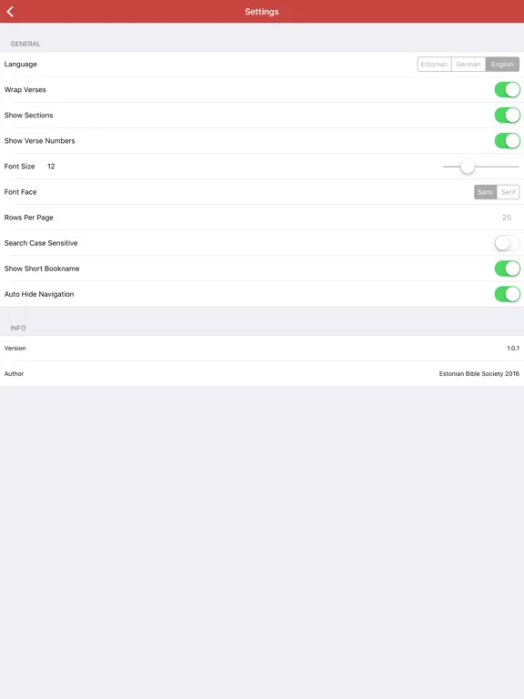 Piibel.NET iPad 应用截图