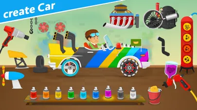 Capturas de tela do Racing cars game for kids 2-5