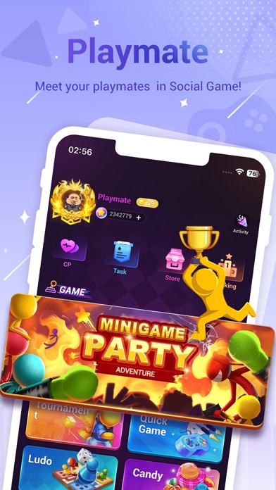 Playmate-Games&Chat&Friends स्क्रीनशॉट