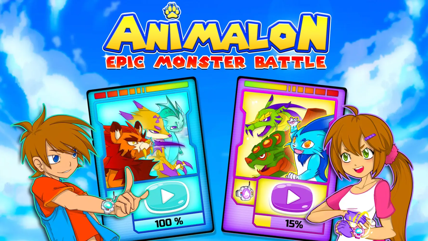 Tangkapan skrin Animalon: Epic Monsters Battle