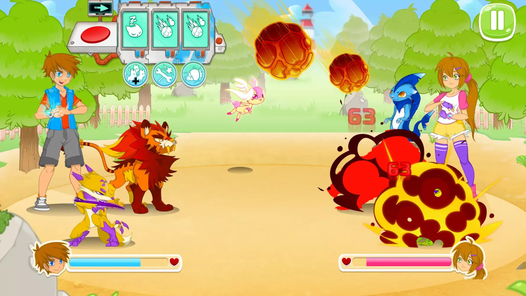 Tangkapan skrin Animalon: Epic Monsters Battle