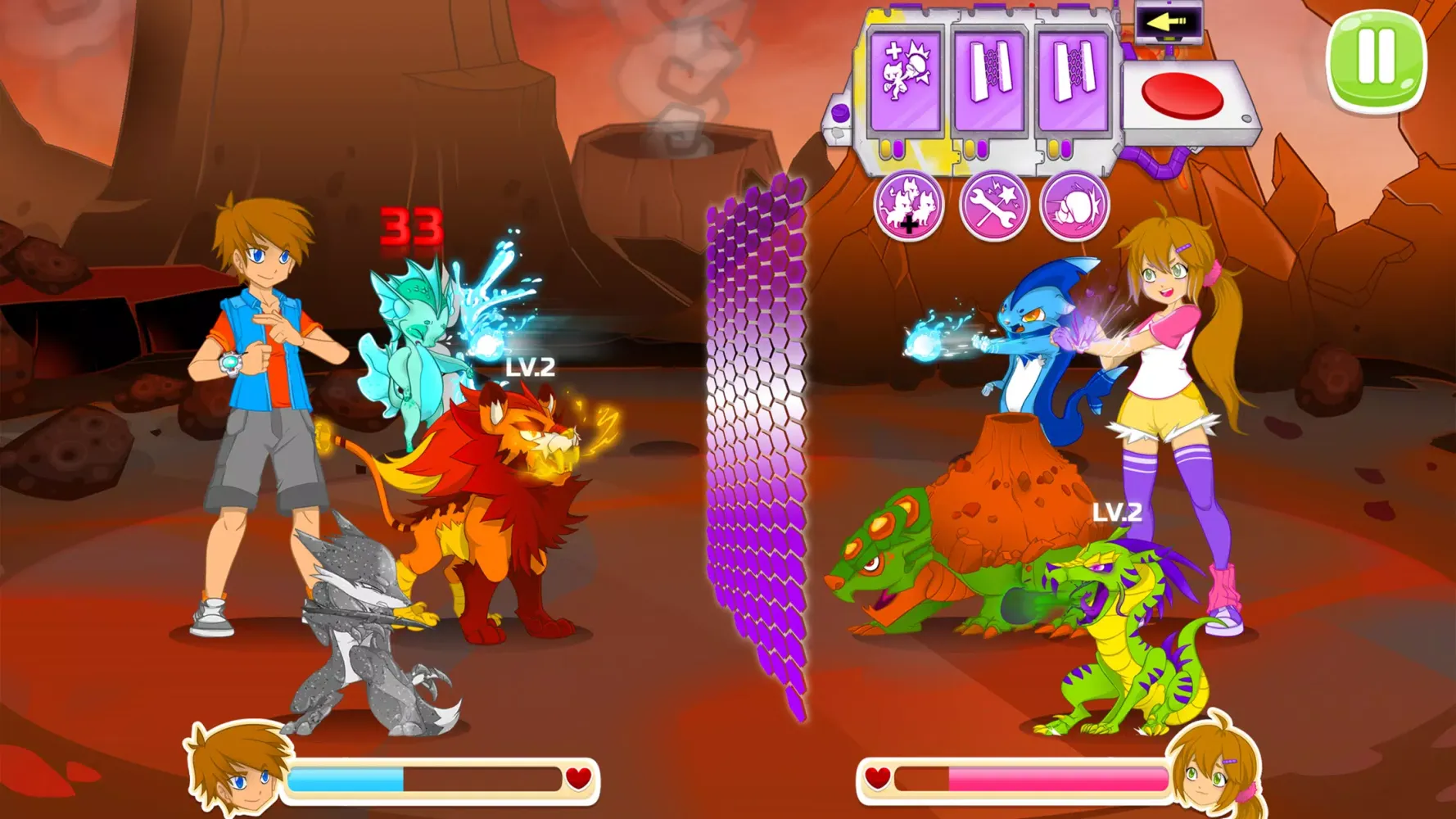 Tangkapan skrin Animalon: Epic Monsters Battle