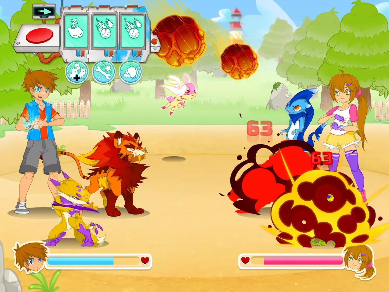 Tangkapan skrin Animalon: Epic Monsters Battle
