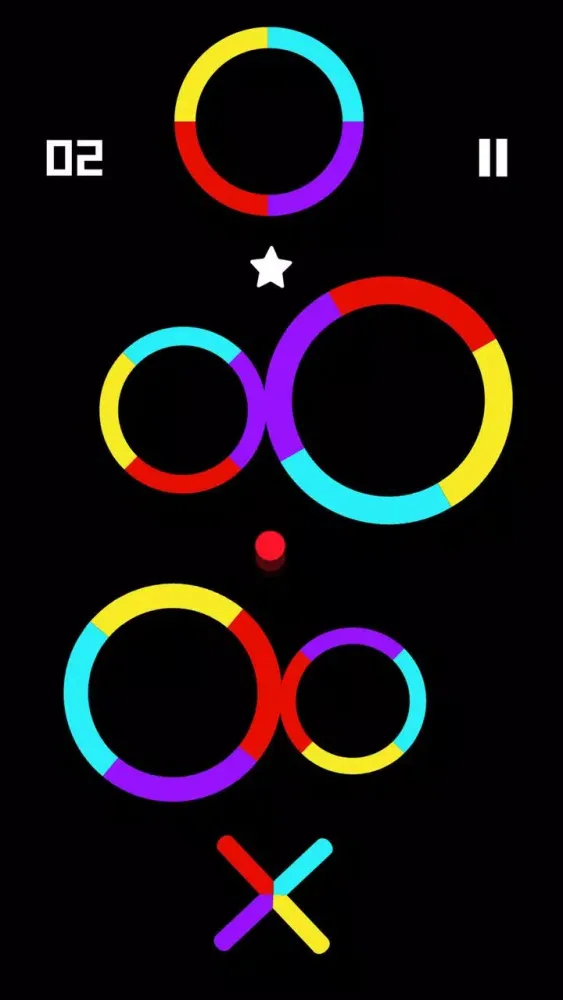 Captures d'écran de Ball Jump : Switch the colors