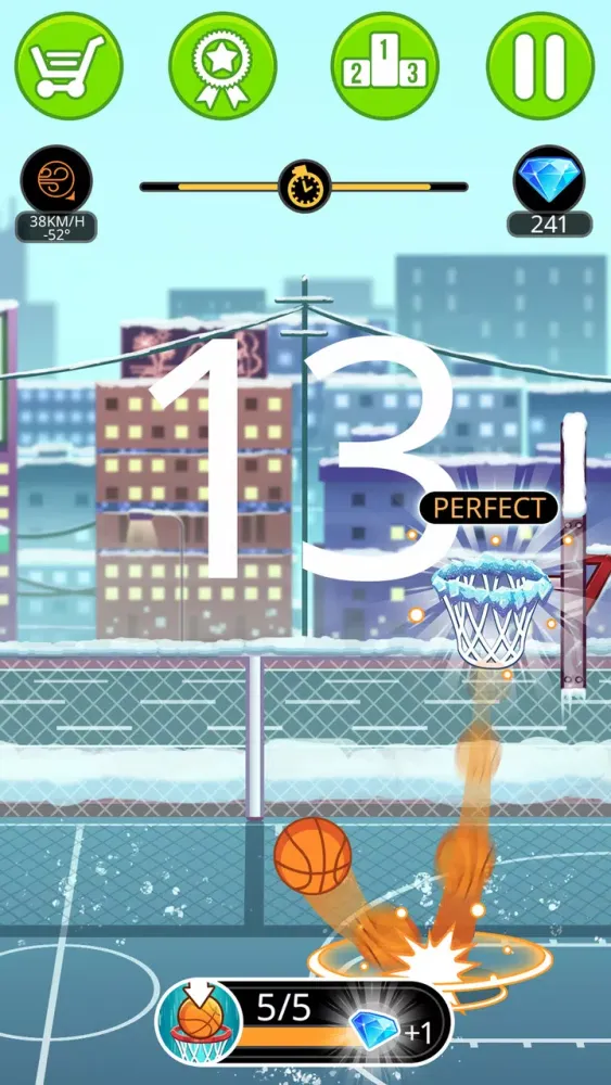 Basketball serial shooter Screenshots