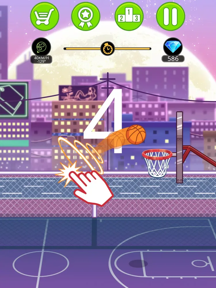 Basketball serial shooter Screenshots