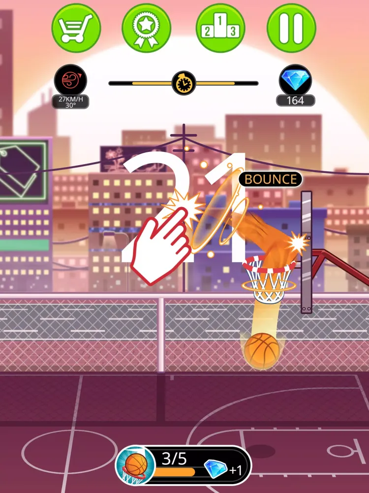 Basketball serial shooter Screenshots