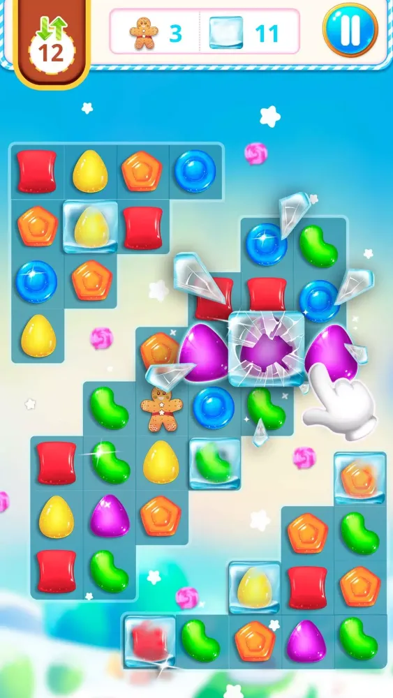 Tangkapan skrin Lollipop World : match3 mania