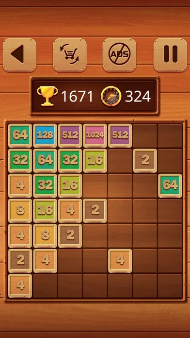 2048 Wooden Edition Screenshots