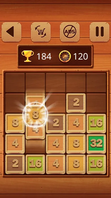2048 Wooden Edition Screenshots
