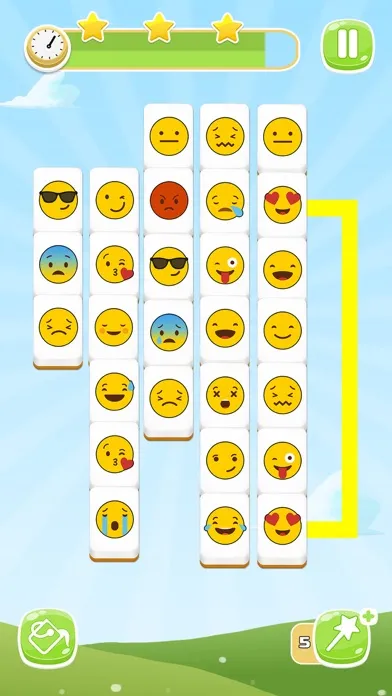 Tangkapan skrin Emoji game : play with smileys