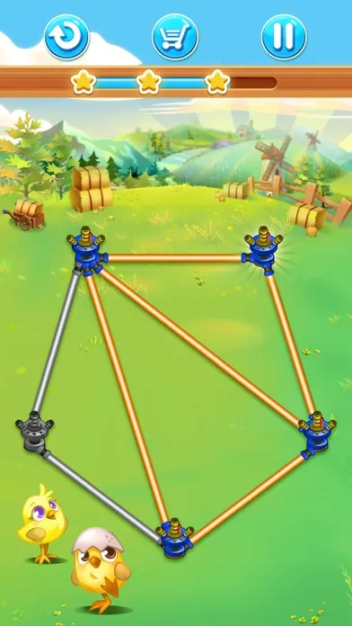 Happy Farm : 1 line only Screenshots