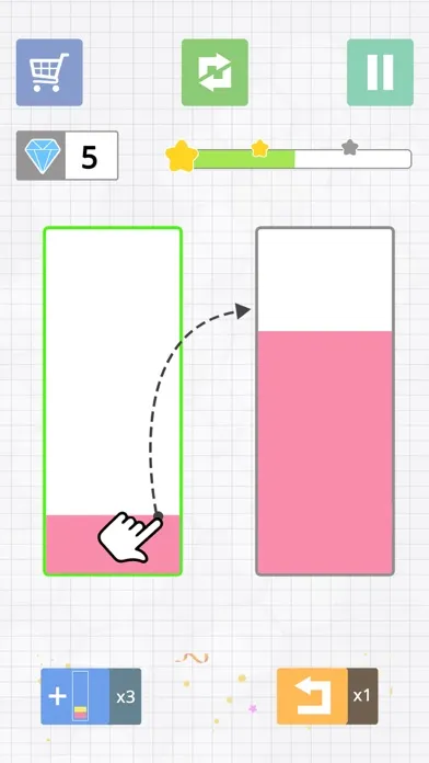Liquid puzzle : sort the color Screenshots