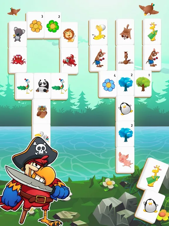 Tangkapan layar Mahjong Pirate Plunder Quest iPad 
