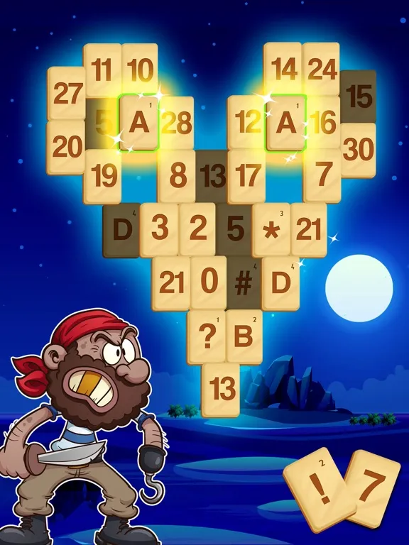 Tangkapan layar Mahjong Pirate Plunder Quest iPad 