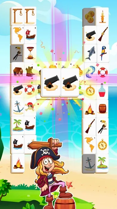 Tangkapan layar Mahjong Pirate Plunder Quest